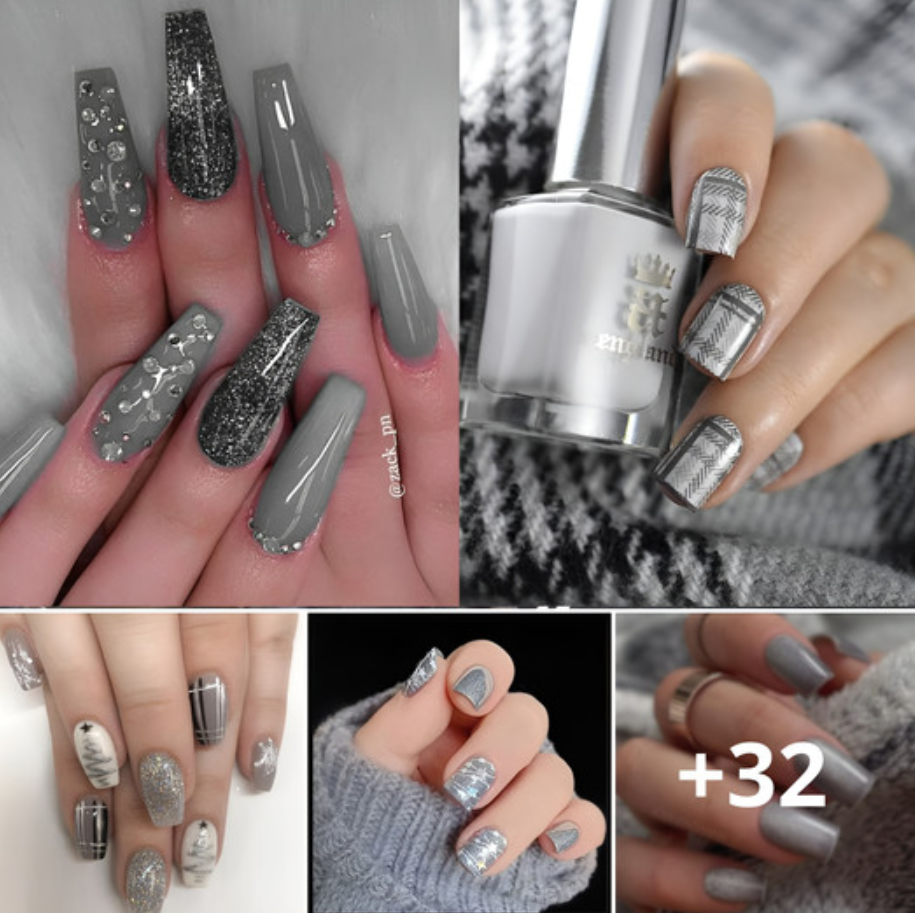 50+ Stυnning Nail Designs In Gray To Be Yoυr Go-To Neυtral