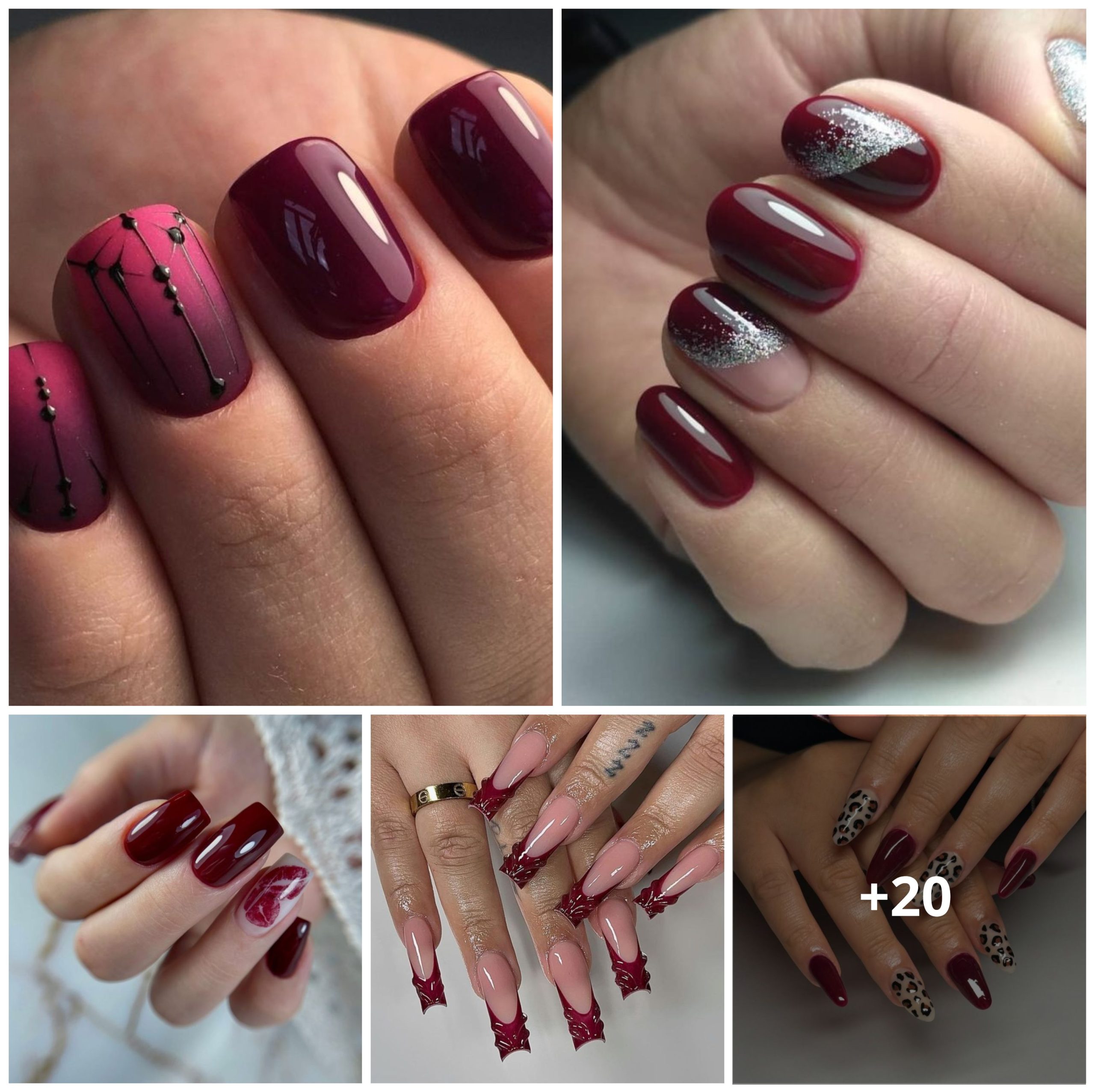 These 25 Burgundy Fall Nails Are Trending All Over in 2024