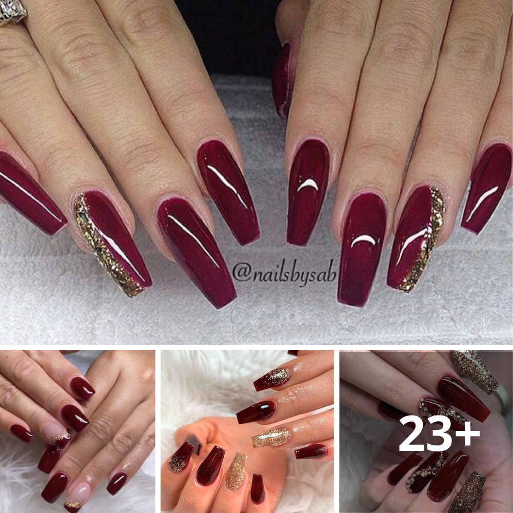 This Season’s H๏τtest Trend: Stylish Maroon Nails!