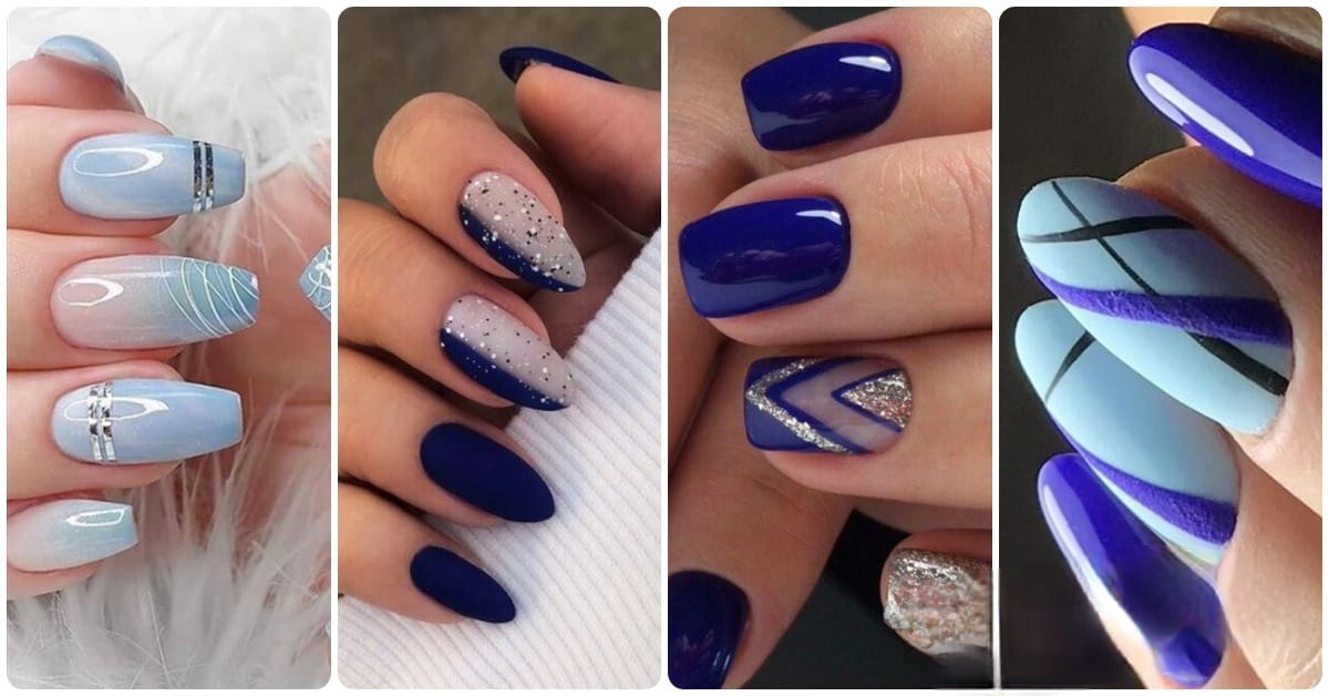 77 Blue Nail Ideas To Try For Your Next Manicure