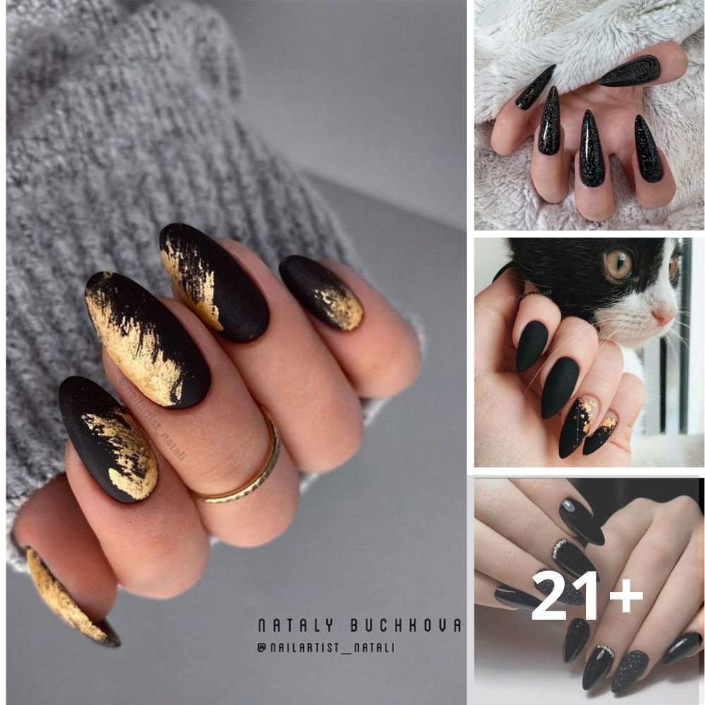 30 Upscale Black Nail Ideas for a Classy and Glamorous Touch