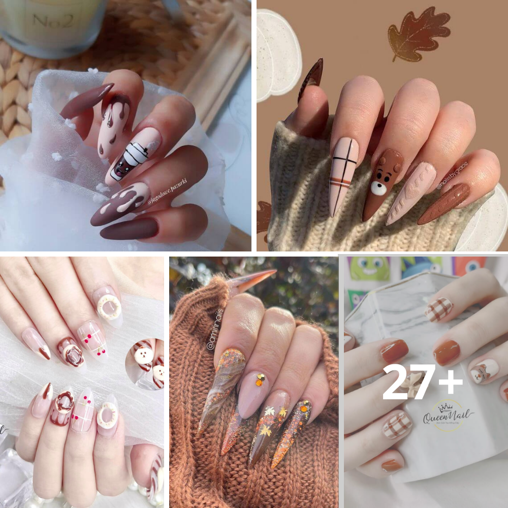 27+ Stunning Brown Nails For All Year Round