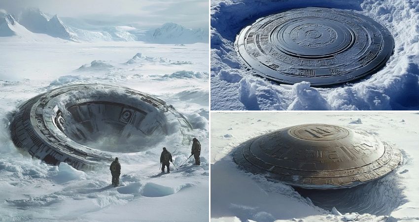 Antarctic Mystery: Mᴀssive UFO Encased in Ice for Over 2,000 Years Uncovered!