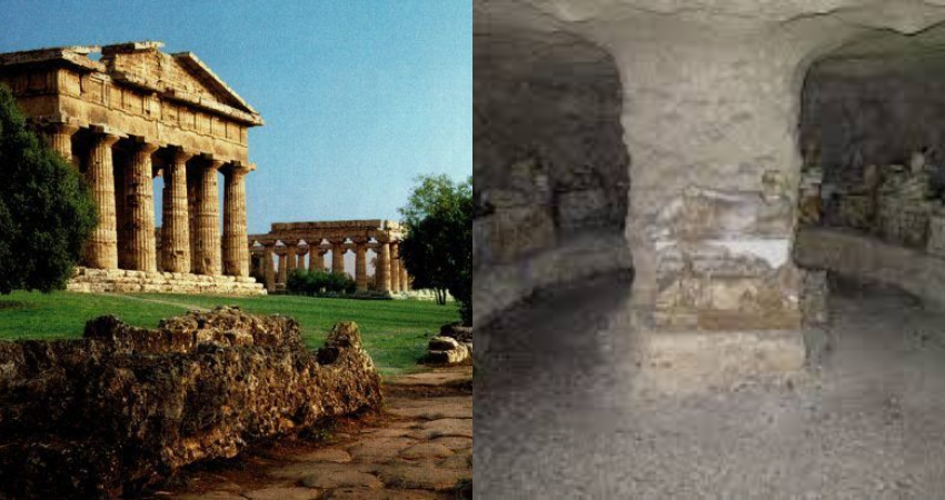 Inghirami Tomb (3rd-2nd Century BCE) is an Etruscan burial with 53 alabaster urns, located at the necropolis of Ulimeto in the east part of Volterra, Italy