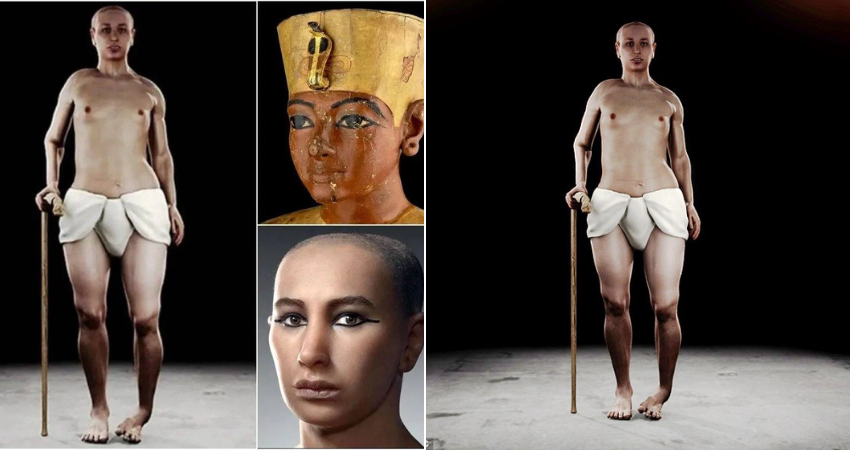 Tutankhamun had girlish hips, a club foot and buck teeth according to a ‘virtual autopsy’