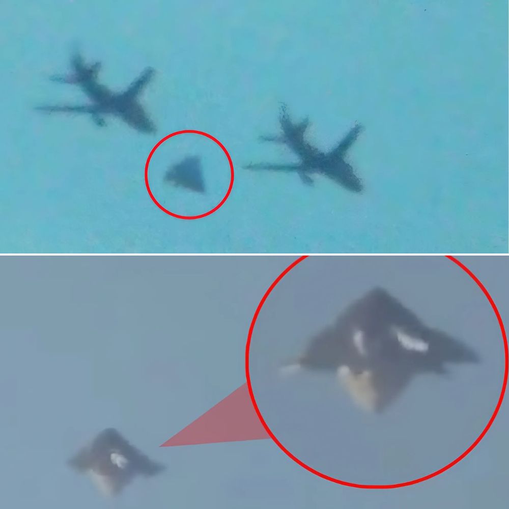 Black Pyramid in the Sky! Strange Aircraft Caught in US Military Formation