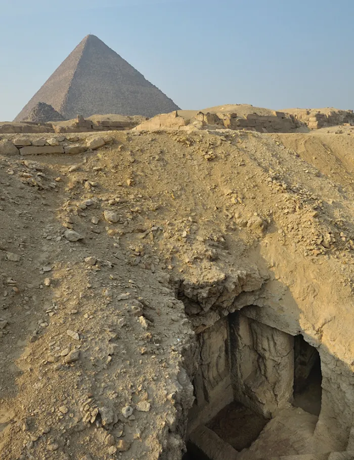 Ancient priest’s tomb painting discovered near Great Pyramid at Giza